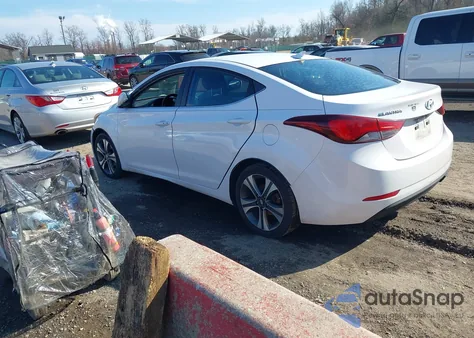 2015 Hyundai Elantra Sport из США, поврежденный, VIN KMHDH4AH0FU229748